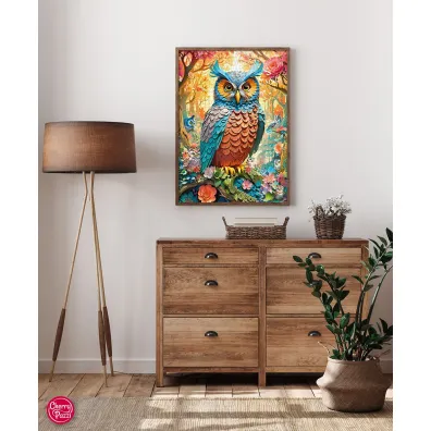 Puzzle 1000 el. Quilled Owl CherryPazzi