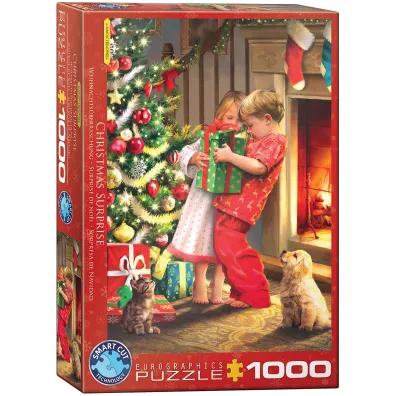 Puzzle 1000 el. �wi�teczna niespodzianka Eurographics