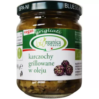 Biorganica Nuova Karczochy grillowane w oleju (s�oik) 190 g Bio