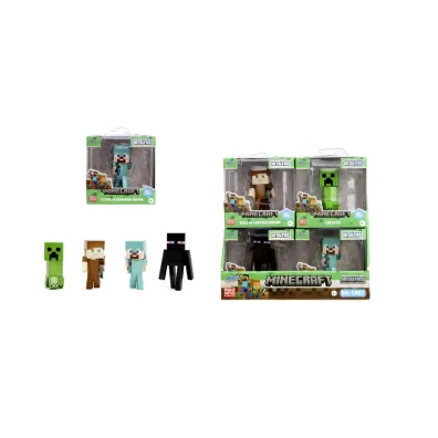 Jada Minecraft Metal fig W3 6,5cm MIX