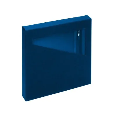 Antra Notes A6 z d�ugopisem w pude�ku (niebieski)