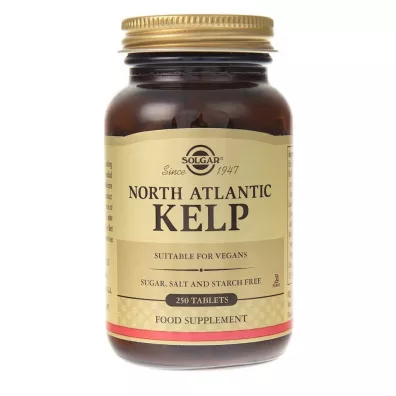 Solgar North Atlantic Kelp (Jod) 200 mcg Suplement diety 250 tab.