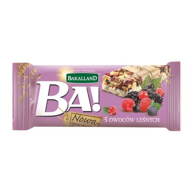 Bakalland Ba! Baton zboowy 5 owocw lenych 40 g
