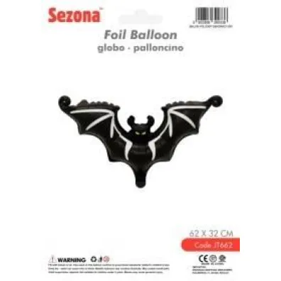 Balon Halloween Nietoperz 62x32cm