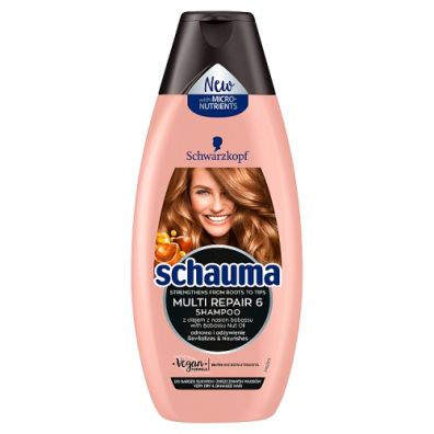 Schauma Multi Repair 6 Renewing Shampoo szampon odnawiajcy wosy suche i zniszczone 400 ml