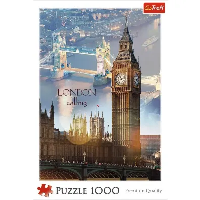 Puzzle 1000 el. Londyn o �wicie Trefl