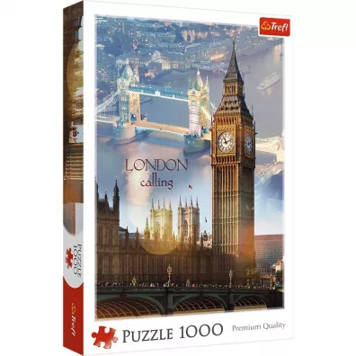 Puzzle 1000 el. Londyn o wicie Trefl