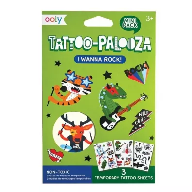 Tatua�e zmywalne mini Tattoo Palooza - Rock Ooly