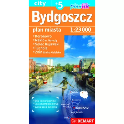 Bydgoszcz 1:23 000 plan miasta
