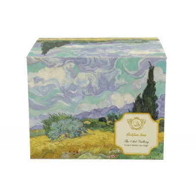Duo Sp. z o.o. Porcelanowy kubek na stopce Van Gogh Wheat Field 530 ml
