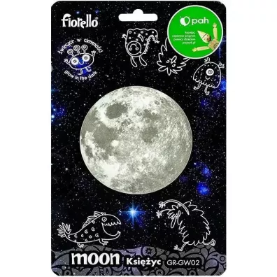 Fiorello Naklejka fluorescencyjna Ksi�yc 9cm