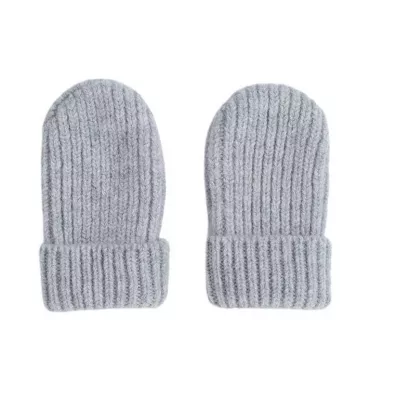 Lodger Rkawiczki niemowlce z weny merino 100% Drizzle 0-12 mies.