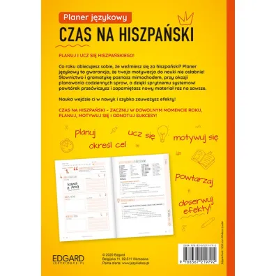 Planer j�zykowy. Czas na hiszpa�ski. Poziom A1-B1