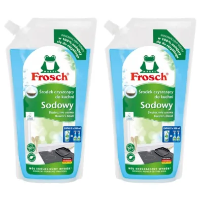 Frosch Sodowy �rodek czyszcz�cy do kuchni w worku zestaw 2 x 1 l