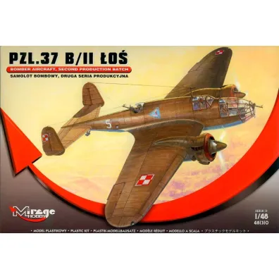 PZL-37B �o� Polski Samolot Bombowy - druga seria Mirage Hobby
