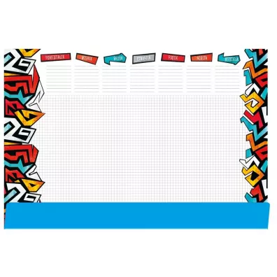 Tetis Podk�ad na biurko notes B3 - graffiti
