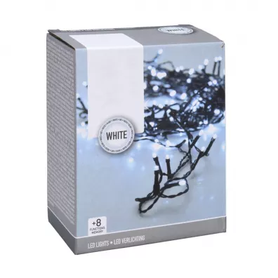 H&S Decoration Lampki choinkowe 120 led zimny Biay
