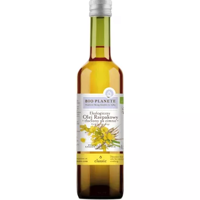 Bio Planete Olej rzepakowy toczony na zimno omega-3 500 ml Bio