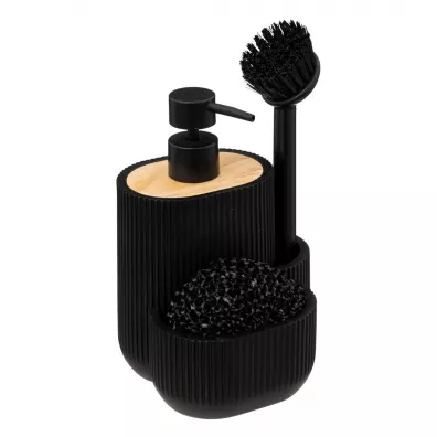 5five Simply Smart Dozownik na pyn z gabk Blackwood 500 ml
