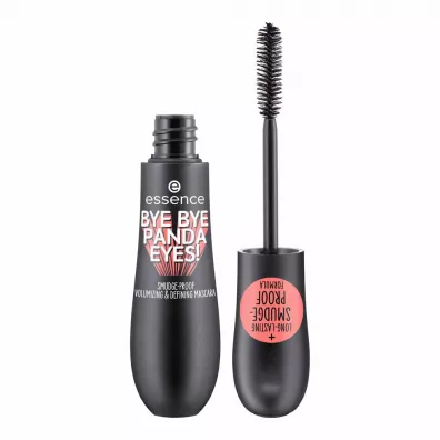 Essence Bye Bye Panda Eyes Smudge-Proof Volumizing and Defining Mascara tusz do rz�s 01 Black 16 ml
