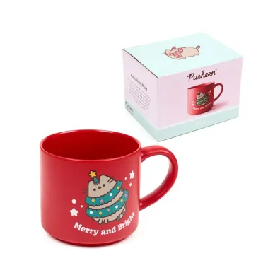 Kubek porcelanowy �wi�teczny kot Pusheen XMUG449