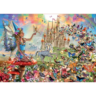 Puzzle 500 el. Wrka i motyle Educa