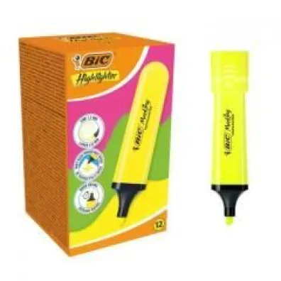 Bic Zakre�lacz Highlighter ��ty neon (12 szt)