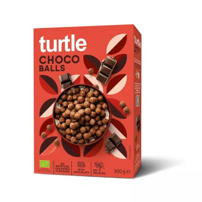 Turtle Kulki zbo�owe czekoladowe 300 g Bio