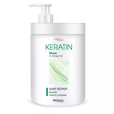 Chantal Prosalon Keratin Hair Repair Vitamin Complex Mask For Damaged Hair intensywnie odbudowuj�ca maska z keratyn� do w�os�w matowych, zniszczonych i os�abionych zabiegami fryzjerskimi 1 kg
