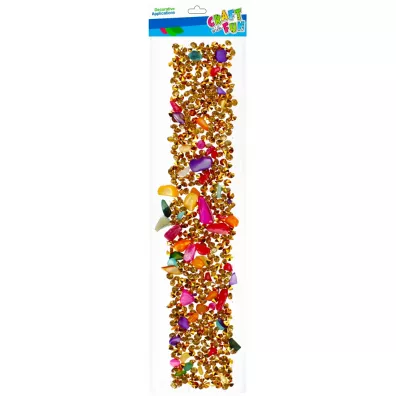 Craft with Fun Ozdoba dekoracyjna krysztaowe kamyki kolorowe