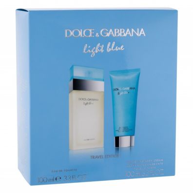 Dolce & Gabbana Light Blue Woman Woda toaletowa spray 100ml + Mleczko do ciała 100ml