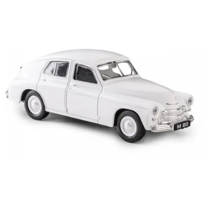PRL Warszawa M20 bia�y w skali 1:43 Daffi