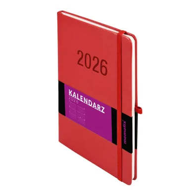 Antra Kalendarz 2026 Memofix B5 TDW czerwony