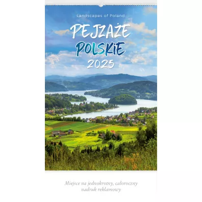 Lucrum Kalendarz 2025 Reklamowy Pejzae polskie - X