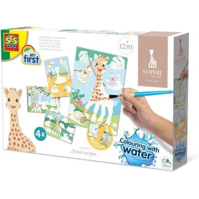 Sophie la girafe Kolorowanie wod� Ses Creative