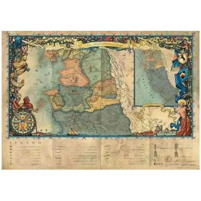 Puzzle Gaming 1000 el. The Witcher 3 The Northern Kingdoms Good Loot