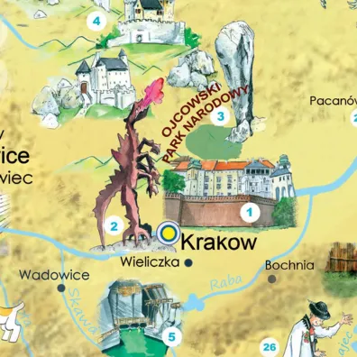 Polska M�odego Odkrywcy. Mapa �cienna