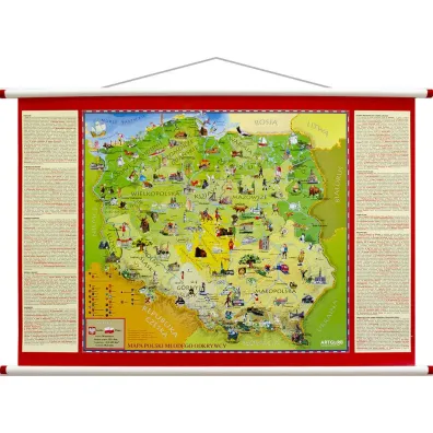 Polska M�odego Odkrywcy. Mapa �cienna