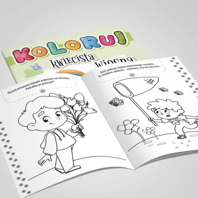 Koloruj Kwiecista wiosna