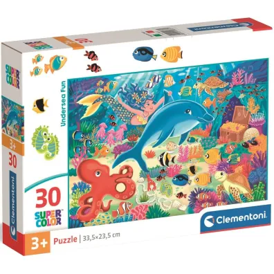 Puzzle 30 el. SuperColor. Undersea Fun Clementoni