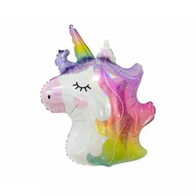 Godan Balon foliowy jednoro�ec g�owa b�yszcz�cy 60cm