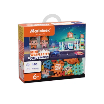 Mini Waffle KLOCKI KONSTR WAFLE MINI 148EL STACJA BENZ MARIO
