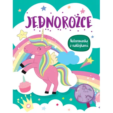 Jednoro�ce. Kolorowanka z naklejkami
