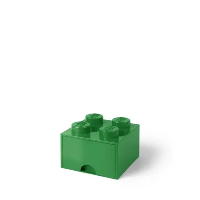 Szuflada klocek LEGO Brick 4 Zielona