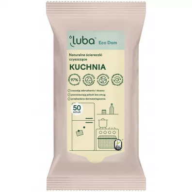 Luba Eco Dom naturalne ciereczki czyszczce Kuchnia 50 szt.