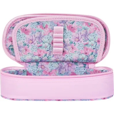 Oxford Pi�rnik z klapk� Flowers r�owy