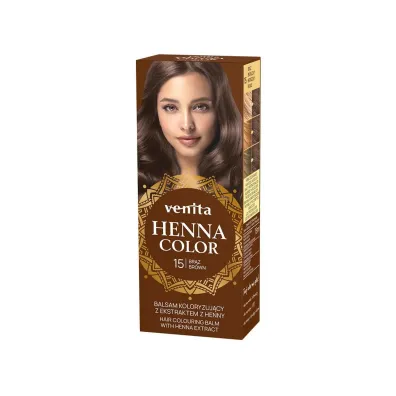 Venita Henna Color balsam koloryzuj�cy z ekstraktem z henny 15 Br�z 75 ml