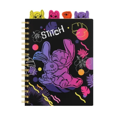 CoolPack Ko�obrulion A5 z g��wkami Disney Black Stitch kratka 100 kartek