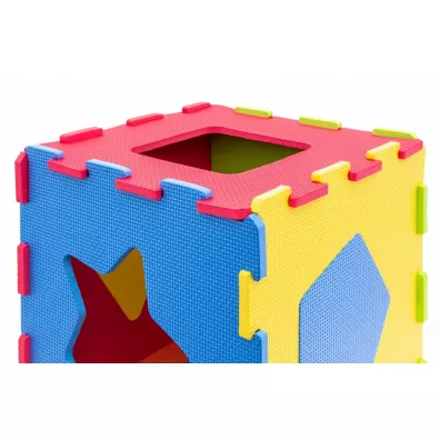 Puzzle piankowe mata  Kszta�ty 32x32 10el.  SMILY PLAY SP84002