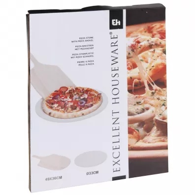 Excellent Houseware Kamie do pieczenia pizzy z opatk